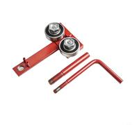 Wodsty Correcteur de plaque de guidage de chaîne avec cadre fixe, barre en acier au carbone pour toutes tronçonneuses, 14 cm