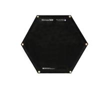 Wodsty Coussin isolant ignifuge double couche pour camping et barbecue pliable avec sac de rangement en silicone et tissu en fibre de verre résistant aux hautes températures Noir