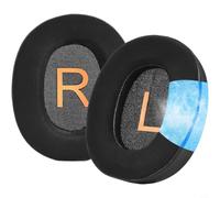 Wodsty Coussinets d'oreille rafraîchissants pour TOZO HT2 avec clips, coussinets de rechange en cuir protéiné et mousse haute densité, accessoires de casque de jeu respirants, noir