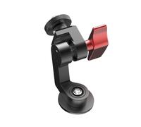 Wodsty Couvercle de tête de guidon en aluminium avec réglage à 270° pour Insta360 X4/X3/X2, support de potence de vélo avec filetage M6 et filetage 1/4", noir