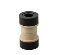Wodsty DH Kit de douilles d'amortisseur arrière pour vélo Fox et Rockshox, 22-68 mm de large avec tube intérieur en alliage d'aluminium et coussinet, pour amortisseurs de 12,7 à 14 mm