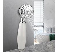 Wodsty Douche à main vintage HD Reacement, chrome amovible salle de bain douche HD avec pression H et économie d'eau 30%, design Sy Cln pour animaux domestiques et usage domestique