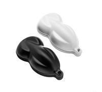 Wodsty Écran couleur en plastique pour hydrographie, motif de peinture en 10 pièces en noir/blanc en polystyrène avec bombé pour un aperçu des couleurs réalistes (10 pièces)