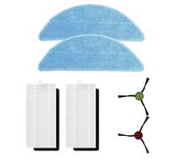 Wodsty Ensemble de brosses latérales Cecotec et Conga pour aspirateur robotique pour animaux de compagnie et modèles X-Treme, élimination efficace de la poussière et des débris pour le nettoyage de la