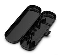 Wodsty Étui de voyage pour têtes de brosse à dents électrique et pour poignées, compatible avec Aquasonic, boîte résistante aux chocs en plastique ABS, compact et léger, noir