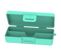 Wodsty Étui étanche pour stylo d'impression 3D 3Doodler Start+ Essentials pour stylo d'impression 3D robuste en ABS résistant aux chocs, sac compact 17 x 7,6 x 4,2 cm avec sangle de transport, vert