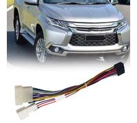 Wodsty Faisceau audio de voiture 16 broches pour Lancer, Galant et Pajero | Faisceau de câbles 16 broches pour Lancer, Galant et Pajero (2019-2025) - Installation radio
