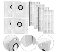 Wodsty Filtre, kit de sacs à poussière pour aspirateur Conga 2499, 4 filtres, 4 sacs à poussière non tissés, filtration avancée des particules pour poils d'animaux, poussière fine, pour Ultra Home