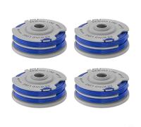 Wodsty Flymo Fl289 Bobine de fil de 1,65 mm pour débroussailleuse Contour 500, Power Trim 500, Multi Trim 250D 300D, en nylon robuste, lot de 4 ou 6 (4 pièces)