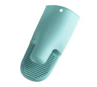 Wodsty Gant de cuisine en silicone résistant à la chaleur pour cuisine, barbecue, manique - Rose