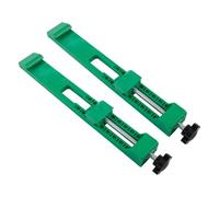 Wodsty Guide de base réglable pour coupe-poussière de 12,7 à 15,2 cm, guide de scie circulaire avec boucle inversée bidirectionnelle, pour un plastique ABS durable, vert