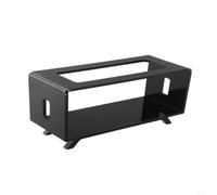 Wodsty Haut-parleur en acrylique transparent pour support Marshall Emberton II, base antidérapante pour une meilleure irradiation sonore, design moderne (Is black)