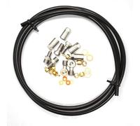 Wodsty Hope Bikes Kit de raccordement banjo pour frein à disque avec tuyau de 2,5 m avec ABS + ferrures métalliques, compatible avec étrier de frein avant et arrière
