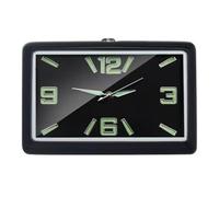 Wodsty Horloge de voiture avec mouvement à quartz et face en verre - Montage sur sortie d'air - Fonction veilleuse - Pour l'intérieur du véhicule