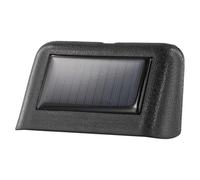 Wodsty Horloge solaire numérique pour tableau de bord de voiture avec réglage automatique de la luminosité, capteur de vibrations et boîtier ABS résistant aux hautes températures, affichage LED vert