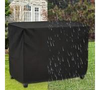Wodsty Housse de chariot d'extérieur Oxford 210D pour Royal Gourmet Prep | Housse de protection imperméable pour chariot de service extérieur, convient aux tables Royal Gourmet Tissu Oxford 210D Noir