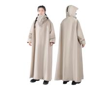 Wodsty Imperméable pour moto électrique avec manches étendues et épaisses, tissu Oxford imperméable pour protection contre la pluie, kaki/jaune/vert/noir