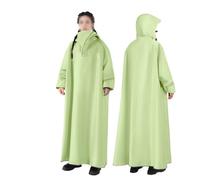 Wodsty Imperméable pour moto électrique avec manches étendues et épaisses, tissu Oxford imperméable pour protection contre la pluie, kaki/jaune/vert/noir