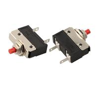 Wodsty Interrupteur à bouton poussoir avec réinitialisation manuelle, protection contre les surcharges pour appareils de cuisine tels que mixeur et aspirateur, 2,5 A/3 A/4 A/5 A