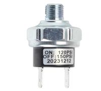 Wodsty Interrupteur de contrôle de pression d'air 1/8 NPT pour compresseur d'air, 90-120 PSI ou 120-150 PSI, régulateur de valve pneumatique