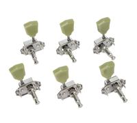 Wodsty Jeu de mécaniques d'accordage de guitare 3 L Deluxe en métal Style Gibson Comprend des options de montage gauche et droite