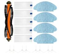 Wodsty Kit d'accessoires pour robot Tefal X-Plorer 20 40 50 Series avec brosses latérales, filtres, serpillères, pièces de rechange pour modèles Smart Force Essential et Aqua pour nettoyage en
