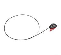 Wodsty Kit de câble d'accélérateur de rechange avec poignée de commande et levier de commutation pour tondeuse à gazon manuelle 145 cm