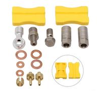 Wodsty Kit de connecteurs banjo en métal pour BH90 pour freins hydrauliques SRAM Hope, ensemble de raccords de bouchon de piston à vis olive pour réparation de vélo de route argenté (pour HOPE)