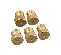 Wodsty Kit de conversion de gaz 5 pièces L pour tables de cuisson à 5 brûleurs, injecteurs en laiton pour cuisinière à gaz GPL à G20/G25, comprend des tailles d'alésage de 0,73 mm, 0,97 mm, 1,15 mm