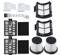 Wodsty Kit de filtres HEPA de rechange pour modèles Shark IW3511 IW3120 IW1111, mousse lavable et filtres pré-moteur avec brosse de nettoyage, 13 pièces pour aspirateurs Detect Pro Series