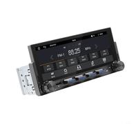 Wodsty Lecteur MP5 simple DIN de 6,86 pouces avec sans fil pour carplay et voiture, écran tactile IPS, BT 5.0, 60 W, prise en charge de caméra de recul