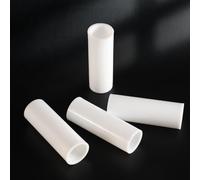 Wodsty Lot de 10 connecteurs en T pour mât de tente, joints fixes à 3 voies pour auvent de camping, diamètre intérieur 16 mm, accessoires en plastique blanc (raccord droit)