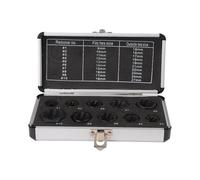 Wodsty Lot de 10 extracteurs d'écrous et de vis pour boulons endommagés ou arrondis avec dents en spirale et étui de rangement