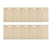 Wodsty Lot de 10 sacs grille-pain réutilisables pour sandwichs, pizzas, pépites de poulet - Fibre de verre revêtue de PTFE, résistants à la chaleur de -70 à 260 °C