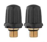 Wodsty Lot de 2 capuchons de verrouillage de sécurité noirs avec anneau torique pour nettoyeur vapeur Karcher 4.590-105.0 6.363-279.0 pour modèles SC1 SC2 SC3 SI2125