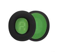 Wodsty Lot de 2 coussinets en mousse à mémoire de forme pour casque | pour 2 pièces de coussinets d'oreille en soie glacée pour casque Skullcandy SLYR PRO Coussinets d'oreille de rechange en soie