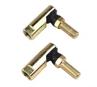 Wodsty Lot de 2 embouts de biellette de direction de rechange pour tondeuse à gazon 723-0448 923-0448A 112-0917 pour tondeuse autoportée Filetage femelle 7/16-20 RH et filetage mâle 3/8-24 RH