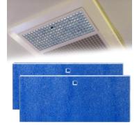 Wodsty Lot de 2 filtres pour climatiseur de véhicule récréatif, 35,6 x 15,2 cm, certifié MERV 6, pour Coleman Mach et unités de climatisation compatibles RV