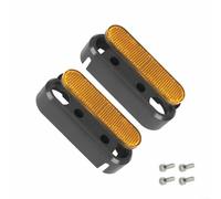 Wodsty Lot de 2 housses décoratives réfléchissantes pour roue arrière et réflecteurs jaunes compatibles avec trottinette électrique Xiaomi Mi5, Mi5 Pro, Mi5 Max, plastique robuste, visibilité de nuit