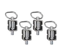 Wodsty Lot de 2 loquets de portail robustes pour remorque, assemblage de verrouillage à ressort avec tube uni pour soudage aux remorques à benne basculante et utilitaire pour camionnettes