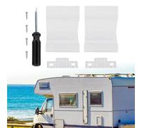 Wodsty Lot de 2 ou 4 verrous de porte coulissants pour rétroviseurs de camping-car avec vis en plastique pour camping-car 3,3 x 4,9 x 4,9 cm (H x L x l)