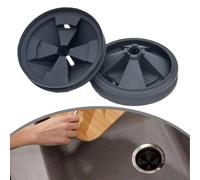 Wodsty Lot de 2 protections anti-éclaboussures en caoutchouc EPDM pour Insinkerator Evolution Series, 9,5 cm de diamètre, insert de vidange à réduction du bruit