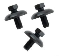 Wodsty Lot de 3 boulons rotatifs 14457 avec rondelle pour Craftsman 532193003 193003 et pour tondeuse à gazon Roper, longueur 3,8 cm, filetage 7/16"-20