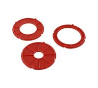 Wodsty Lot de 3 inserts de table de défonceuse 2610915125 pour jeu de bagues Bosch RA1171 RA1180 RA1181, construction robuste avec ajustement précis pour une meilleure précision de routage et diverses