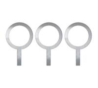 Wodsty Lot de 3 joints en acier inoxydable pour thé au lait et manchon de tasse pour bouteilles de 50/90/95/98 mm