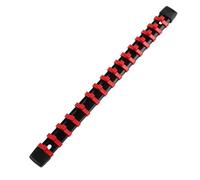 Wodsty Lot de 3 supports de rangement pour douilles 1/4", 3/8", 1/2", plateau de rangement mural avec clips