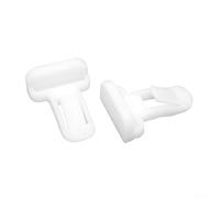 Wodsty Lot de 30 clips de retenue de pare-chocs pour 75392-35220, fixations de spoiler avant et arrière, nylon blanc