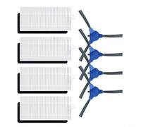 Wodsty Lot de 4 brosses latérales pour aspirateurs Venga VG RVC 3000 et 3001, accessoires de rechange pour atteindre en profondeur les tapis