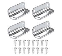 Wodsty Lot de 4 charnières de refroidissement en acier inoxydable 304 avec vis pour coffres à glace igloo et glacières (rectangulaire de 25165 pines)