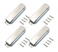 Wodsty Lot de 4 loquets de porte de placard en acier inoxydable avec aimant puissant pour une force allant jusqu'à 40 kg, loquet robuste pour armoire, armoire de rangement, portes de cuisine et de